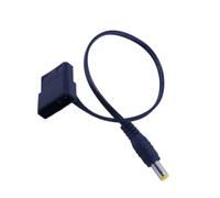 Toyvian Câble D’alimentation PC 4p vers 5521, Noir, Plastique, pour | Connexion Contrôleur Led, Format Compact 16g, Simplifie le Câblage des Configurations et Mises à Niveau
