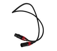 Toyvian Câble Micro Xlr D’extension Mâle vers Femelle, Câble de Patch Xlr à 3 Broches, Coque en Alliage de Zinc, Conducteur en Cuivre sans Oxygène, Rouge, pour Microphones et Cartes Son,