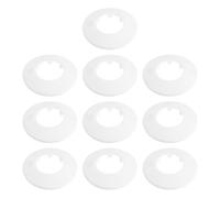 Toyvian Cache-orifice de Climatiseur Rond en Plastique 50 Mm, Plaques Décoratives pour Trou Mural, Manchon Mural Anti-poussière et Humidité, Accessoire pour Tuyaux de Climatisation