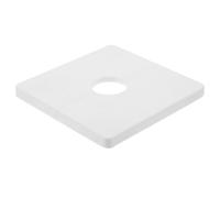 Toyvian Cache Trou Carré 22 Mm Autocollant pour Bride de Plomberie, Plaque de Recouvrement Résistante la Décoloration, Couvercle D’étanchéité pour Tuyaux D’eau, pour Cache-climatisation