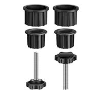 Toyvian Cache-Trous et Visserie pour Pied de Parasol Lot de 2 Pièces de Rechange Adaptées aux Supports de Parasol Extérieur