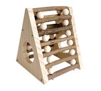 Toyvian Cachette pour Hamster Maison-Cache Triangulaire avec Échelle Abri Et Aire De Jeux pour Petits Animaux Chinchillas Rats