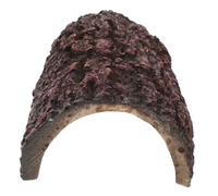 Toyvian Cachette pour Reptiles Grotte pour Serpent Dragon Barbu Gecko Tronc Arbre Résine Réaliste Décor De Terrarium Et Aquarium
