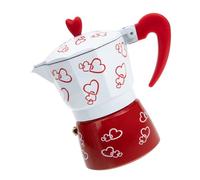 Toyvian Cafetière Italienne Aluminium Tasses avec Poignée Antidérapante et Couvercle Sécurisé pour Maison Cuisine Café Expresso Pot