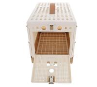 Toyvian Cage à Pigeon Pliante Plastique pour Pigeon Chaton Chiot et Lapin Accessoire de Transport pour Animaux Cage Facile à Nettoyer Assembler