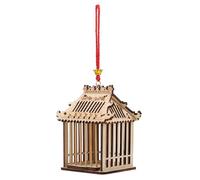 Toyvian Cage à Sauterelles Portable en Bois Marron, Récipient Pratique | Support de Rangement Réutilisable, Usage Sûr et Facile, Format Mini, Transport des Sauterelles