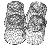 Toyvian Cage de Protection pour Plantes Réutilisable 4Pcs Couvre-Plantes Robuste pour Jardin Multi-Usages en Protection Intempéries Accessoire Pratique