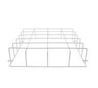 Toyvian Cage de Sortie de Secours en Acier Inoxydable Blanc Protection Antivandale et Structure en Maille Filaire pour Éclairage D'urgence Murale Espaces Publics