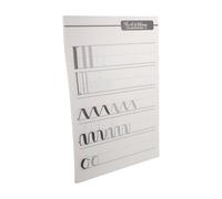 Toyvian Cahier Perméabilité à L'air de Calligraphie Anglaise D'exercices en Papier Blanc Portable pour Pratiquer L'écriture Artistique et Personnaliser Votre Paquet