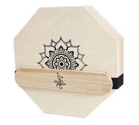 Toyvian Cajon Drum Compact Portable Octagonal Box With Adjustable Strap Artistic Mandala Design For Rich Acoustic Tones Travel-friendly Percussion Instrument For Practice And Outdoor
