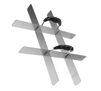 Toyvian Cake Portion Marker Stainless Steel Divider For Even Slices Brownie And Cheesecake Guide Kitchen Accessories Rectangular Baking Tool