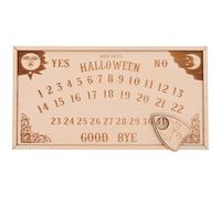 Toyvian Calendrier de Compte à Rebours Halloween en Bois Magnétique Support Convivial pour Décoration Murale Festive Lors de Fêtes d'halloween
