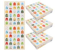 Toyvian Calendrier de L'Avent Ramadan 30 Cases Coffret Présent 5 Pièces en Carton Rechargeable pour Célébration de L'Aïd Boîtes à Friandises DIY Décorations Festives et Organisateur