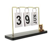 Toyvian Calendrier Décoration De Bureau Table Calendrier Vintage Pour Étudiant Et Original Accessoire De Bureau Élégant