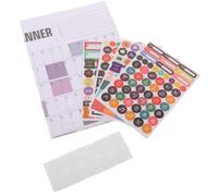 Toyvian Calendrier Mural Annuel 2027 Non Daté, Grand Format Papier Offset | Poster Blanc Minimaliste, Espace D’écriture Ample, Fixation Murale Facile, Stickers et Kit Inclus