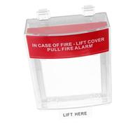 Toyvian Capot De Protection De L'interrupteur D'alarme Couvercle Commutateur D'alarme Sécurité Couverture De Traction Couvercle D'interrupteur d'urgence Gare Garde Transparent Plastique