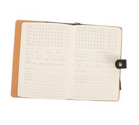 Toyvian Carnet de Score Cuir Étanche Bloc Notes Compact Pages Enregistrement Facile des Scores pour Golfeurs Hommes Pratique pour Papa