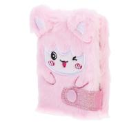 Toyvian Carnet d'Écriture Garçon et Filles en Peluche Douce à Motifs, Cahier Compact pour Usage Scolaire et Journal Intime