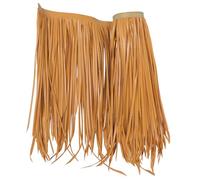 Toyvian Carreaux de Paille ignifuges à la Flamme confidentialité Patio chaume Paysage décor Herbe Aveugle Toit de Paille de Simulation Toit d'herbe de Simulation PE Khaki