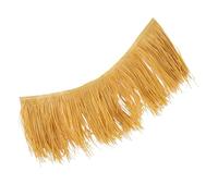 Toyvian Carreaux de Paille ignifuges à la Flamme Faux matériel de Plein air Artificiel Gazon extérieur Toit de Paille décoratif Toit d'herbe de Simulation PE Yellow