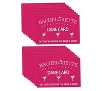 Toyvian Cartes à Gratter DIY pour Soirée Enterrement de Vie de Jeune Fille - 20 Feuilles de Jeu à Gratter Défis Amusants, Accessoires de Jeux pour Mariage et Fête, Divertissement