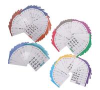 Toyvian Cartes D'accords de Piano pour Débutants en Papier, Ensemble 1 Set, Favorisent la Mémoire des Doigts et Accélèrent L'apprentissage Lors des Leçons ou Entraînements