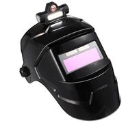 Toyvian Casque de Soudage à Assombrissement Automatique Protection PP Noir Grand Écran de Visualisation, Réglage Rotatif pour Soudeur pour Soudage et Gougeage à l'arc Carbone