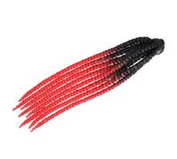Toyvian Casque Décoration Tresse Perruque Réutilisable Accessoire Cheveux Bouclés Unisexe Adapté Plupart des Casques Style et Sûr