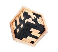 Toyvian Casse-tête Ming Lock Puzzle Intellectuel Luban Lock pour Garçon Fille Jeu de Logique et Relaxation Anti-Stress Favorise la Créativité Coordination Main-œil