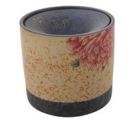 Toyvian Cendrier Rétro en Céramique avec Couvercle, Rose, Petit Modèle | Forme Entonnoir, Style Chinois Vintage, Usage Maison et Bureau, Bords Arrondis et Base Épaissie