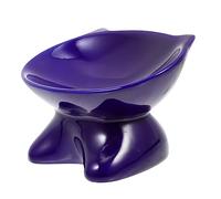 Toyvian Céramique pour Chat avec Design De Visage Bouleversement à Base pour Alimentation Et Décoratif