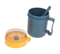 Toyvian Cereal Cup Portable Breakfast Soup Mug With Lid Microwave Safe For Travel Office Home Couleur Aléatoire