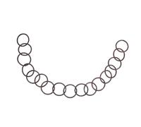 Toyvian Chaîne de Pluie Décorative pour Gouttière en Alliage D'aluminium Résistante aux Intempéries, Design Élégant pour Porche et Jardin Extérieur, Guide d'eau Solide