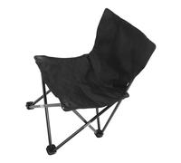 Toyvian Chaise de Camping Pliable Carton avec Surface Toile Chaise de Portable Fauteuil Extérieur Compact et pour Camping et Pique Moyenne Noir