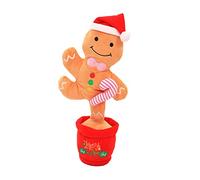 Toyvian Chantant de noël de Danse en Peluche électrique de noël farci maisonnette de Noel Christmas Tree Enfant Jouets Chantant Dansant de Danse de noël