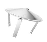 Toyvian Chapeau Cheminée Pluie Étanche Acier Inoxydable Épais Protection Pluie et Neige pour Conduit de Toit sans Outil et Au Froid