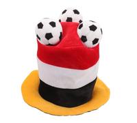 Toyvian Chapeau de Football Rouge Carnaval et Portable pour Fans Accessoire et Souvenir pour Match et Fête