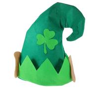 Toyvian Chapeau Trèfle Saint Patrick Léger et Confortable Bonnet Lutin Vert pour Fête Irlandaise Décoration Festive pour Adultes