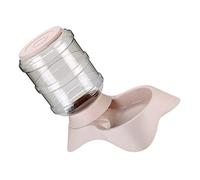 Toyvian Chargeur Automatique Bol De Nourriture pour Animaux De Compagnie Distributeur d'eau pour Animaux De Compagnie Mangeur De Chat Automatique Petit Beige Plastique