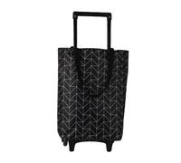 Toyvian Chariot Courses Étanche à roulettes de Rangement Pliable Robuste Grand Caddie Portable Multifonction pour Courses Camping et Maison