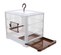 Toyvian Chariot pour Cage à Oiseaux Cage D'oiseau Portable Stand De Perche D'oiseau Porteurs d'oiseaux Pigeon Transporteur De Voyage De Perroquet Transporteur De Perroquet Abdos Café