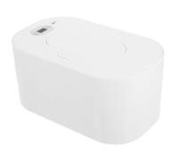 Toyvian Chauffe-lingettes Portable USB pour Bébé, Boîte de Voyage en Abs et Pp, Chauffage Sûr, Blanc, pour Jeunes Parents