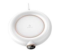 Toyvian Chauffe-Tasse USB Électrique avec Affichage Numérique Niveaux Support Chauffant Résistant et Étanche pour Lait Café et Thé Au Bureau Maison