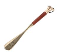 Toyvian Chausse-Pied À Long Manche 12.60 Pouces En Alliage Et Bois Pour Bottes Et Chaussures Hommes Femmes Réduit La Flexion Décoration Tête De Vache