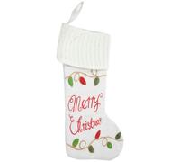Toyvian Chaussette à Suspendre au Sapin de Noël, Paquet à Bonbons Festif | Polyester, Forme Chaussette, pour Sapins et Vitrines, Décoratif, Réutilisable, pour Petits Amis