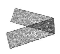 Toyvian Chemin De Table Halloween Avec Toile Araignée Nappe Dentelle Noire Décoration De Table Pour Fête Halloween