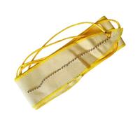 Toyvian Chiffon de Nettoyage Doux et Résistant pour Saxophone, Clarinette et Flûte avec Cordelette Lestée, Outil Portable pour Entretien Intérieur D'instruments à Vent, Élimination