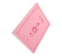 Toyvian Classeur de Partitions 50 Pages Double Face - Porte-partitions pour Piano à Queue Pinces Maintien Partitions - Pochette Rangement Solide pour Musiciens et Pupitre de Musique
