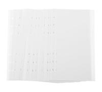 Toyvian Classeur Organiseur Autocollants A6 2 Sets, 100 Feuilles Détachables Double Face Perforées, Papier Vierge Réutilisable pour Scrapbooking et Collection D’autocollants