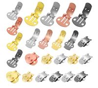 Toyvian Clips à Chaussures en Métal Accessoires Polyvalents Plusieurs styles Lot de 36 Pièces, Design DIY Installation Stable Plusieurs styles pour Décoration pour Chaussures et Vêtements